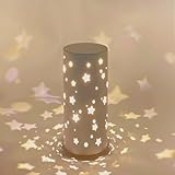 Bedside Table Lamp Rotating Night Light Led Lights for Girls Bedroom Decor Living Room Star Projector Shadow USB Floor Lamps for Kid Gift Valentine's Easter Mothers Day Birthday Present