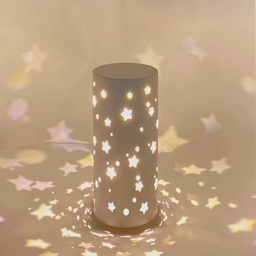 Bedside Rotating LED Night Light & Star Projector