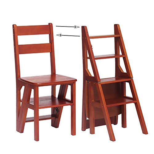 Taburete de escalada DASHADAO silla de escalera plegable multifuncional 5