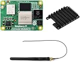 Waveshare Pi Compute Module 5 CM5104032 (with WiFi Module, 4GB RAM, 32GB Flash eMMC), Raspberry Pi Computing Module Core Board CM5, Also Comes with an Antenna and a HEATSINK (3 Items)