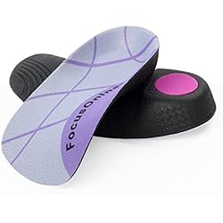 Plantillas de soporte de arco de 3/4 de longitud para hombres y mujeres, macetero de tamaño pequeño, soporte de arco alto para botas de trabajo, insertos de zapatos ortopédicos de EVA para pies planos