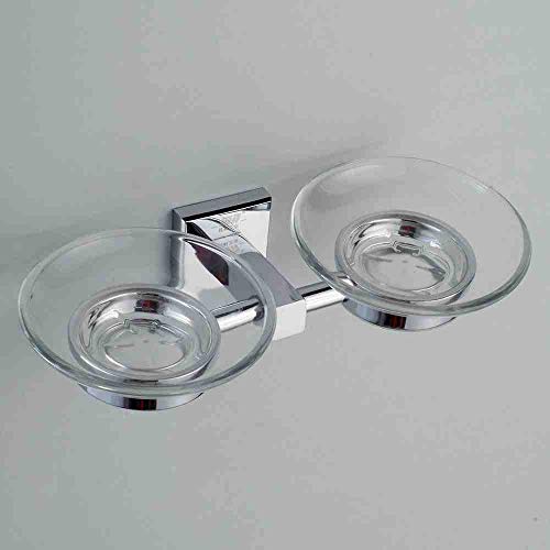 Porte-savon double en cuivre MU pour un rangement élégant de salle de bain