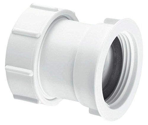 McAlpine T29 1.5"" Straight Connector - Multifit x BSP Female Thread, White