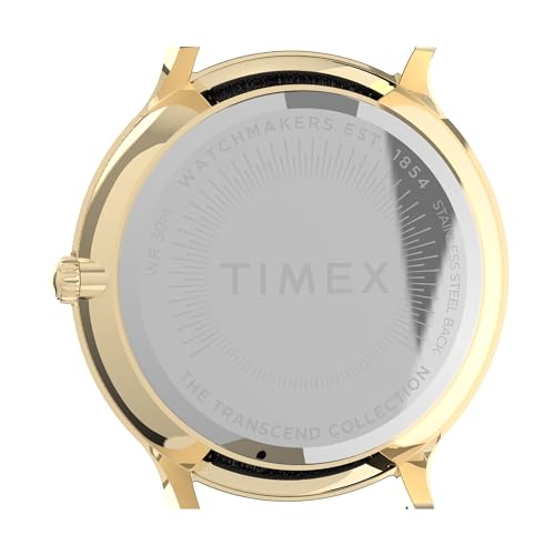 Image of TIMEX Transcend Analog Watch for Women with White Round Dial & Blue Fabric Strap Band Water Resistant Women's Wrist Watches - TW2V04900AP