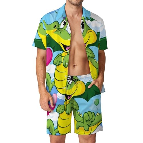 Chemise hawaïenne homme fluide et short pour rester au frais
