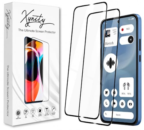 Image of Xynity Ultra Tempered Glass for Nothing Phone 4B (Pack of 2) - Edge to Edge Full Screen Coverage with Easy Installation Kit