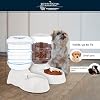 The Humane Society Dog or Cat Feeder, Automatice Pet Food Dispenser with Water Bowl. 2 Peice Value Set.