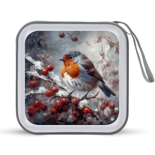 Funda para CD Bird on Branch con capacidad de 40 DVD en plástico duro 2