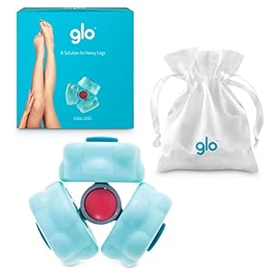 Glo 910 Kaltmassagekopf Cool Legs | Kalt-Effekt | Kriotherapie für müde Beine | Kaltmassage für Beine und Gesäß…
