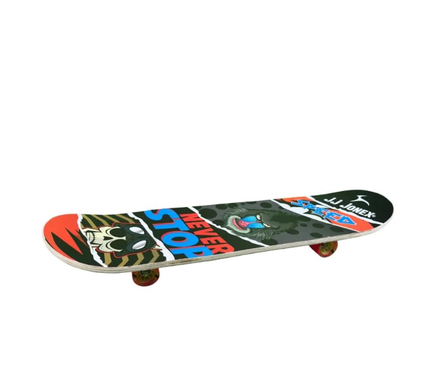 JJ Jonex Wooden Skateboard, Skateboard for Senior, Skating Board