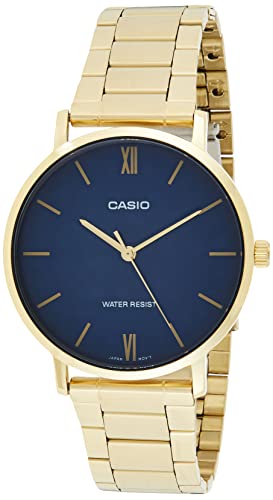 Casio Steel Dress Watch, Analog Quartz – MTP-VT01G-2BUDF