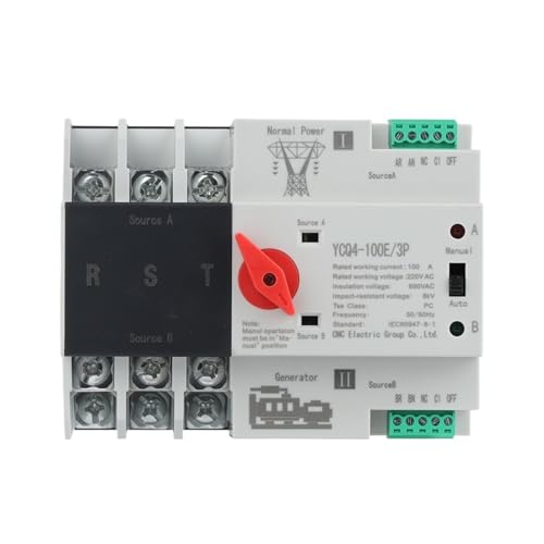 ATS inverseur de source automatique triphasé pour confort de la maison