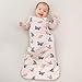 KYTE BABY Unisex Rayon Made from Bamboo Sleep Bag for Babies and Toddlers, 1.0 Tog (XS, Blush Butterfly)