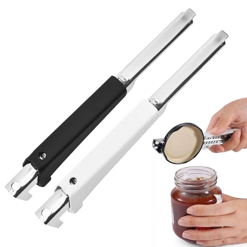 Apriscatole 2 Pezzi, Apriscatole Manuale, Apriscatole A Risparmio Di Manodopera, Apriscatole In Acciaio Inossidabile, Driver Per Tappo Con Regolazione Creativa, Apriscatole Multifunzione