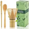HOMURY Lot de 5 accessoires à matcha - Fouet en bambou - Pour la cérémonie du thé - Fouet en bambou - Accessoire pour matcha