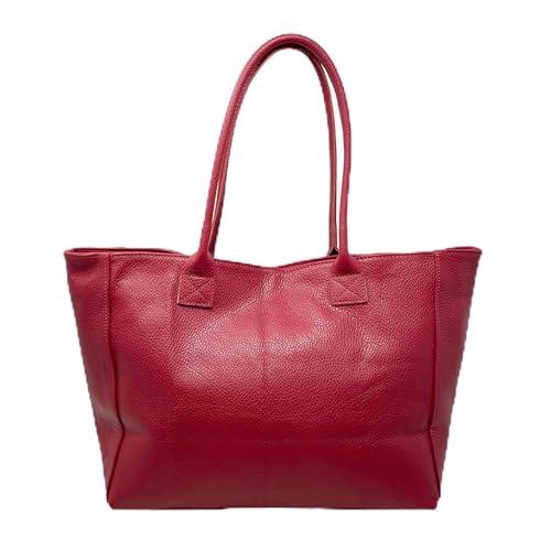 Borsa a Spalla Shopper Grande da Donna in Pelle
