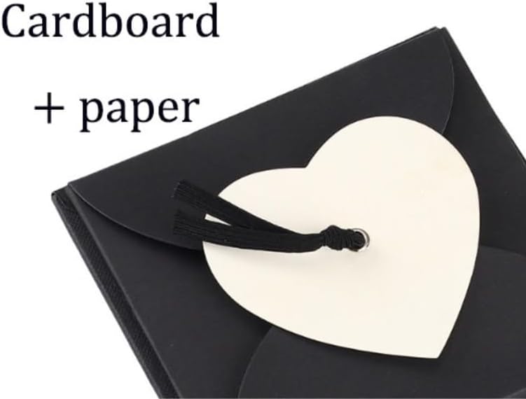 Cover DIY Text Hand Pull Paper Folding Accordion Postcard Memorial Album