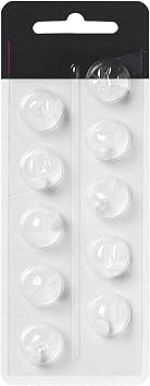 Open Domes Double Vent Hearing Aid for Oticon Replacements, 6mm Oticon Minifit Double Vent Bass Domes 1 Pack