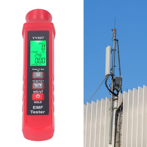 Medidor EMF de mano con alarma sonora y pantalla LCD miniatura 3