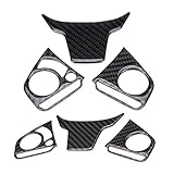 Estilo de diseño: cambie el diseño interior ordinario del automóvil y agregue colores únicos, el ajuste puede cubrir los rasguños existentes.Decoración perfecta Fit for su automóvil, también proteja su volante.