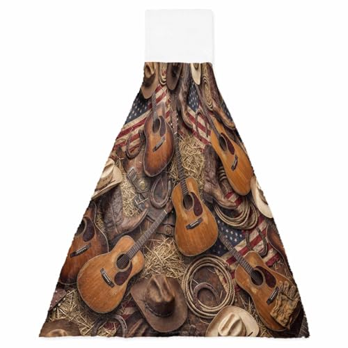 Vintage Country Music Kitchen Towel
