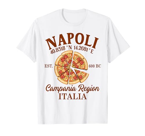 Napoli Travel Campania Region Italia Pizza Naples Italy T-Shirt