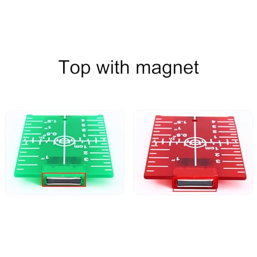 Lasertarget, Laser Zieltafel, Lasermess Zubehör, Magnetische Laser Zieltafel, Zur Ausrichtung, Lasernivellierung, Fadenkreuzlaser, Rotationslaser, Lasermessung, 2 Stücke