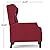 Christopher Knight Home Ellyn Fabric Recliner (Set of 2), Deep Red, Dark Brown from Christopher Knight Home