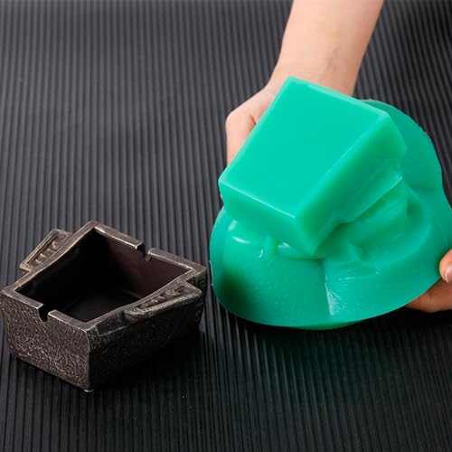 BBDINO Silicone Mold Making Kit, Super Elastic Liquid Silicon for Mold Making, N.W. 21.2 oz, 1:1 by Volume, Jade Green, Ideal for Casting Silicone Molds for Resin/Plaster/Wax/Jewelry etc.