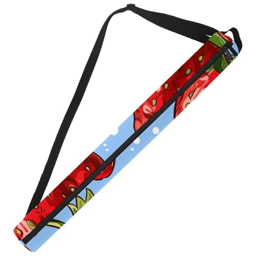 Bolsas enfriadoras de latas para golf y playa, bolsas aisladas portátiles de fresa roja
