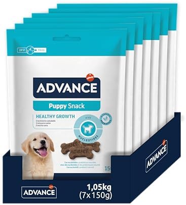 Advance, Snacks Puppy, Galletas Para Cachorros, Pack De 7 x 150 g, Total 1,05 kg