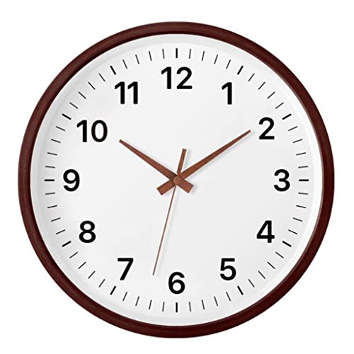 Horloge murale créativité en finition noyer et mécanisme muet - 2