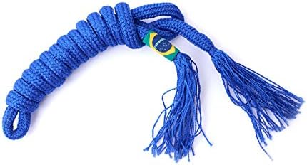 JL Sport Capoeira Traditionele cords rang riem unisex vrouwen unisex Brazilië 3 m lange hand gevlochten (blauw), blauw, 3 meters