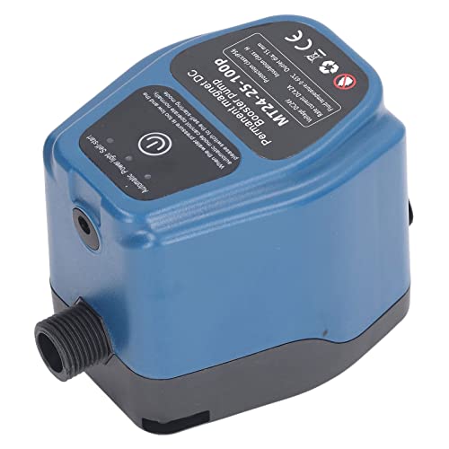 Pompa Booster Pressione Acqua, 100W 24V 25L IP56 Pompa Booster Doccia Automatica con Rilevamento Intelligente 100V 240V per Uso Domestico con Funzionamento Silenzioso (Spina