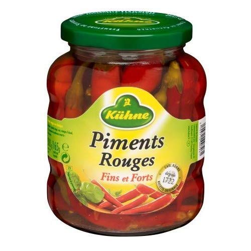 KUHNE - Piments Rouges 165G - Lot De 3 - meilleure offre