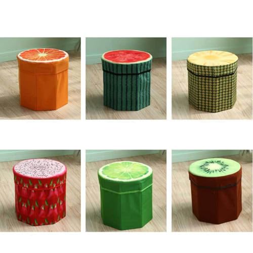 Tabouret de rangement pliable pour éliminer le désordre du salon