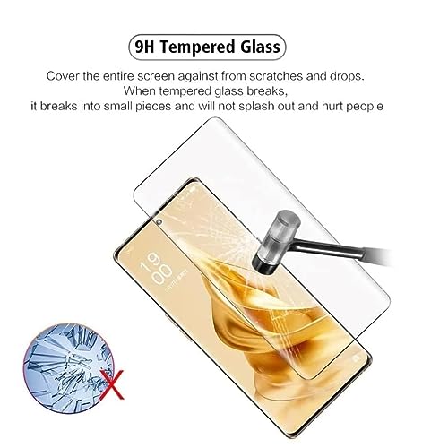 Image of BLACKSHEEP Tempered Glass Compatible For Oppo Reno 8T 5G Cellphone Advanced Border-Less Full Edge To Edge Uv Screen Protector And Easy Installation Kit,(Pack Of 1)