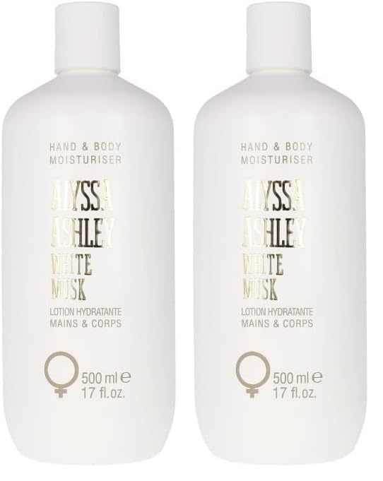 White Musk Alyssa Ashley loción corporal con fragancia icónica de almizcle