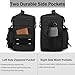 TENKIST Expandable Tactical Lunch Box, Large Insulated Lunch Cooler Bag Heavy Duty Leakproof Lunch Pail for Men Adults Work Office Outdoor Picnic Trips,16L,Black