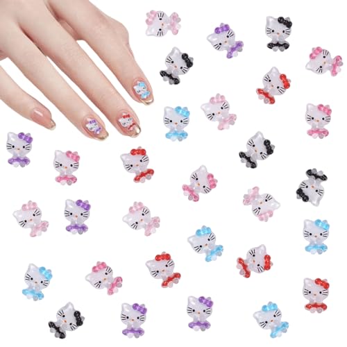 Amazon.co.jp: ネイルパーツ キティ 約60個セット キティ ネイル