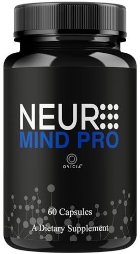 Neuro Mind Pro - Neuro MindPro Capsules Advanced Formula NeuroMindPro Original Premium Pills All Natural Daily Support for Overall Health & Wellness Reviews 60 Capsules for 1 Month