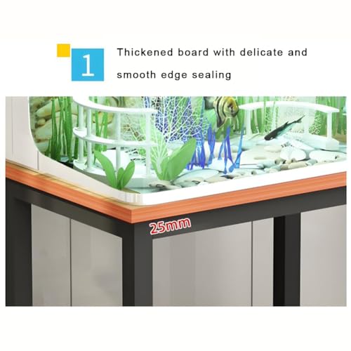 Robuster Aquariumständer aus Metall, stabiles Aufbewahrungssystem mit hoher Tragfähigkeit. Aquariumständer, Metall-Aquariumständer, Aquariumschrank, Aufbewahrungsregal aus Eisen, zweilagiges