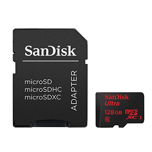 SanDisk Ultra 128GB microSDXC UHS-I Card with Adapter