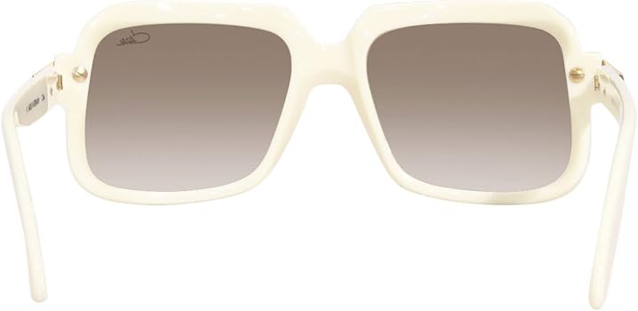 Cazal Gold and Cream Sunglasses CAZAL SUNGLASSES 607 008 56MM CREAM GOLD FRAME WITH BROWN  main image 4