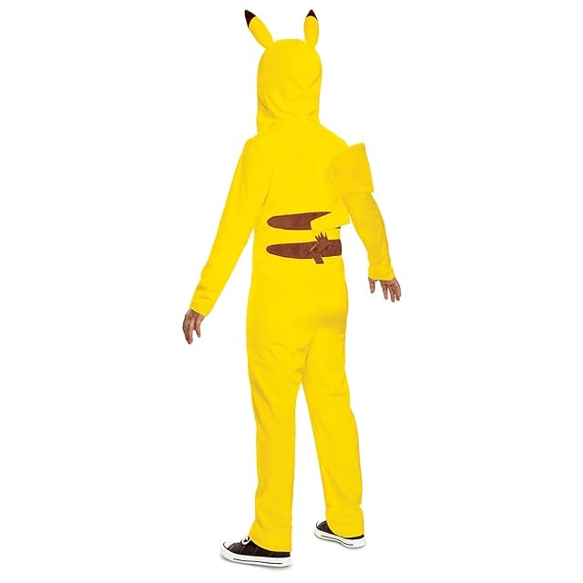 Foto 2 de 7 de Pokémon Disfraz Pikachu Deluxe Oficial de Disguise, Disfraz Pikachu 100% Poliéster, Capucha de Pikachu