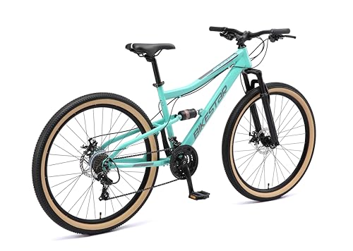 Bikestar Mountainbike Fully mit Shimano 21 Gang und 27.5 Zoll Reifen