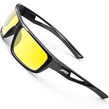 ATTCL Polarized Sunglasses Men Sports UV Protection Lightweight TR90 Frame Anti-Slip Wrap-Around for Driving Fishing Golf 2021 Night Driving Glasses