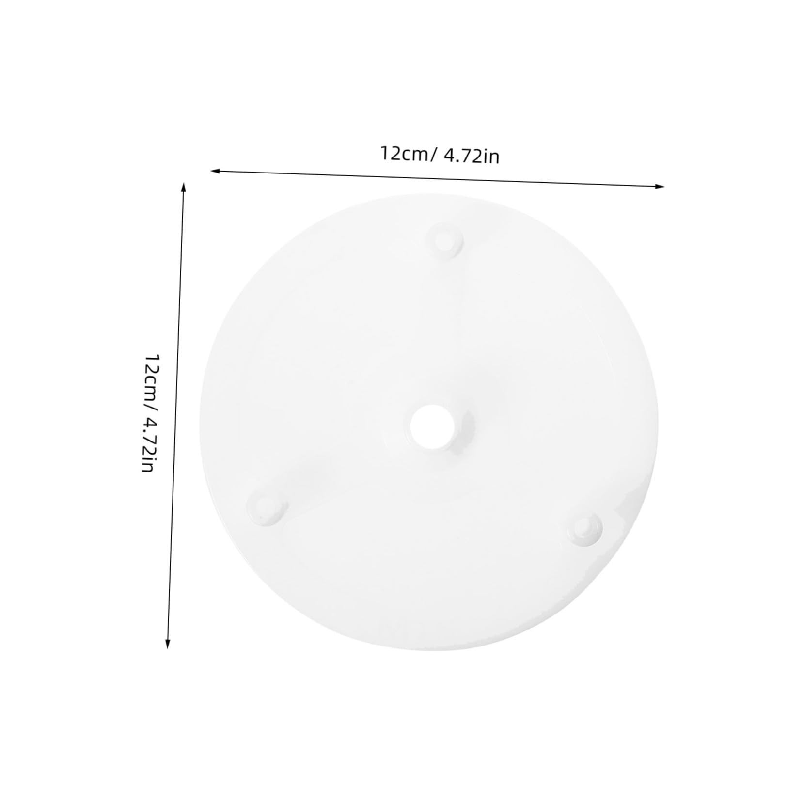 TOPPERFUN Tiered Cake Separator Plates Round Reusable Cake Boards Multi Layer Cake Tray for Wedding