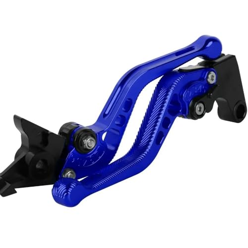 のためにホンダ VFR1200/F 2010-2014 3D ショート バイク 7/8インチ 22mm 調整可能 ブレーキ クラッチレバー(Blue)