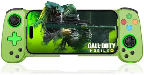 arVin Mobile Gaming Controller for iPhone/iPad/Android/Tablet/PC/Switch/PS3/PS4, Wireless Gamepad Joystick with Turbo/6-axis Gyro/Vibration, Play Xbox Cloud Gaming/PS Remote Play/Steam Link/Call of Duty